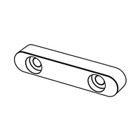 Parallel Keys, with Two Step Bores For Fixation Screw - Type E — DIN Keys, Indasco product P-07-0007
