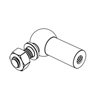 Ball Joints with or Without Circlips — DIN Ball Pin, Indasco product P-08-0002