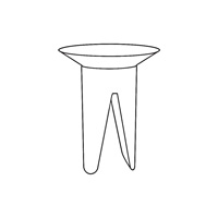 Flat Countersunk Head Split Rivets — ASME Tubular-Semi-Tubular Rivets, Indasco product R-02-0004