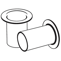 Tubular Rivets, Made From tube — DIN Tubular-Semi-Tubular Rivets, Indasco product R-02-0017