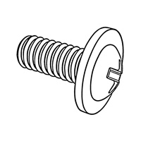 Cross Recessed Round Head Screws with Collar [TABLE 2.2.12-2 I] — ASME Machine Screws, Indasco product S-01-0005