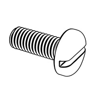 Slotted Pan Head Screws - Product Grade A — DIN Machine Screws, Indasco product S-01-0013