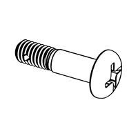 Aerospace Series - Screws, Pan Head, Offset Cruciform Recess, Coarse Tolerance Normal Shank, Short Thread, in Titanium Alloy, Anodized, MoS2 Lubricated - Classification: 1100 MPa (at Ambient Temperature)/315℃ — Indasco product S-01-0016
