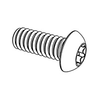 Hexagon Socket Button Head Screws — ASME Hexalobular Socket Machine Screws, Indasco product S-03-0002