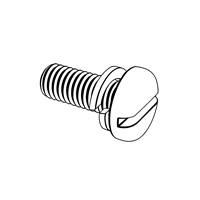 Slotted Pan Head Screw and Spring Washer Assemblies-SEMS — ASME Screw and Washer Assemblies, Indasco product S-05-0002