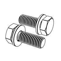 Screw and Washer Assemblies Made of Steel with Plain Washers – Washer Hardness Classes 200 HV and 300 HV — Indasco product S-05-0008