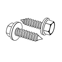 Hexagon Head Tapping Screw with Plain Washers — ISO Screw and Washer Assemblies, Indasco product S-05-0014