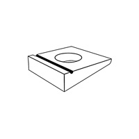 Square Taper Washers for Use with I Sections — DIN Beveled Washers, Indasco product W-08-0005