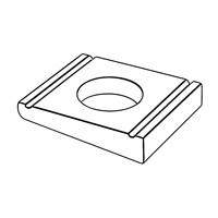Square Taper Washers for U-sections — DIN Beveled Washers, Indasco product W-08-0006