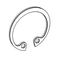 Retaining Rings for Bores - Normal Type — DIN Retaining Rings for Bores, Indasco product W-13-0005