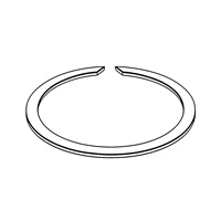 Snap Rings with Rectangular Profile for Shafts — DIN Wire Retainers, Indasco product W-15-0001