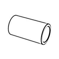 Bolted Connections with Reduced Shank; Extension Sleeves — DIN Bush-Shoulder Washers, Indasco product W-17-0001